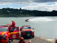 Bombeiros de três estados realizam treinamento de resgate em águas rápidas no Rio Iguaçu