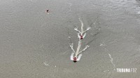 Bombeiros de três estados realizam treinamento de resgate em águas rápidas no Rio Iguaçu