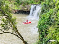 Bombeiros de três estados realizam treinamento de resgate em águas rápidas no Rio Iguaçu