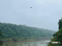 Bombeiros de três estados realizam treinamento de resgate em águas rápidas no Rio Iguaçu