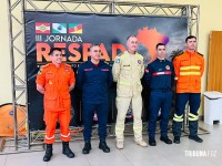 Bombeiros de três estados realizam treinamento de resgate em águas rápidas no Rio Iguaçu