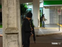 Simulado de ataque a banco em Santa Terezinha de Itaipu chama atenção pelo realismo e reúne forças de segurança