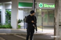 Simulado de ataque a banco em Santa Terezinha de Itaipu chama atenção pelo realismo e reúne forças de segurança