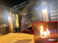 Mulher é assaltada em Ciudad del Este e veículo semelhante ao usado no roubo é encontrado incendiado