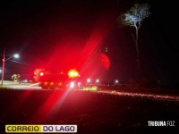 Defesa Civil é acionada para combater incêndio criminoso no distrito de sub sede em Santa Helena