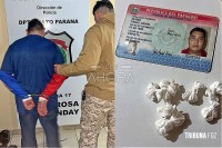 Homem é preso com sete papelotes de cocaína em Santa Rosa del Monday no Paraguai