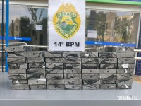 PM recupera 54 iphones após roubo no Jardim América em Foz do Iguaçu