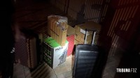 PF e PM apreendem grande quantidade de eletrônicos em depósito clandestino em Foz do Iguaçu