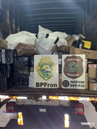 BPFRON apreende 131 Kg de maconha em caminhões na cidade de Matelândia