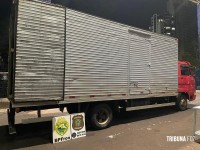 BPFRON apreende 131 Kg de maconha em caminhões na cidade de Matelândia