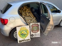 BPFRON apreende quase 3 toneladas de maconha e dois veículos em Foz do Iguaçu