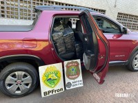 BPFRON apreende quase 3 toneladas de maconha e dois veículos em Foz do Iguaçu