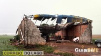 Forte temporal causa destruição e deixa moradores sem energia em Santa Helena