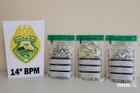 PM apreende cocaína, crack e maconha no bairro Ipê na cidade de Medianeira