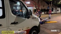 Homem fica inconsciente após queda de bicicleta em Santa Helena