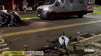 Homem fica inconsciente após queda de bicicleta em Santa Helena