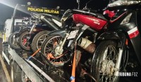 Polícia Militar recolhe 19 motocicletas durante Operação Cavalo de Aço em Foz do Iguaçu