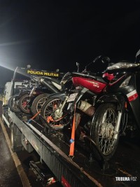 Polícia Militar recolhe 19 motocicletas durante Operação Cavalo de Aço em Foz do Iguaçu