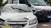 Acidente no Bairro Cidade Alta deixa criança ferida em Santa Helena