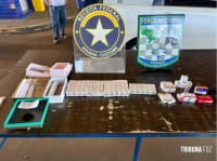 Receita Federal encaminha casal flagrado com 480 ampolas de medicamentos emagrecedores da Ponte da Amizade
