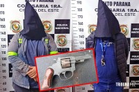 Ele fugiu de uma blitz policial e abandonou um revólver durante a fuga em Ciudad Del Este