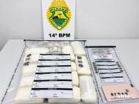 Polícia Militar prende mulher com mais de 3 Kg de haxixe em Foz do Iguaçu
