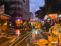 Incêndio de grandes proporções é registrado em Shopping no centro de Ciudad Del Este