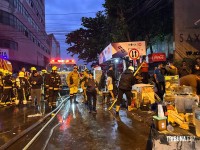 Incêndio de grandes proporções é registrado em Shopping no centro de Ciudad Del Este