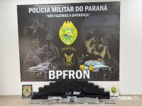BPFRON e PF apreendem entorpecentes em abordagem a veículo na BR-277 em Santa Tereza do Oeste