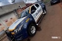 Veiculo é perseguido pela Guarda Municipal e condutor foragido da justiça acaba preso no Jardim Jupira