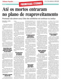 VAGAS NOS CEMITÉRIOS: Justiça cobra solução e Prefeitura responde com mais promessas