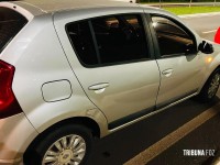 PM de folga e passageira ficam feridos após acidente entre moto e carro na Av. Paraná em Foz do Iguaçu