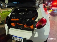 Militares da RPA encontra carro com porta-malas recheado de maconha a poucos metros da Ponte da Amizade