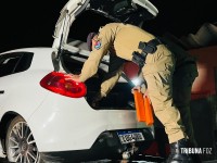 Militares da RPA encontra carro com porta-malas recheado de maconha a poucos metros da Ponte da Amizade