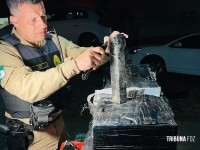 Militares da RPA encontra carro com porta-malas recheado de maconha a poucos metros da Ponte da Amizade