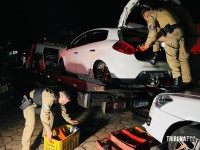 Militares da RPA encontra carro com porta-malas recheado de maconha a poucos metros da Ponte da Amizade