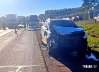 Motociclista morre após ser atingida por caminhonete no Paraguai