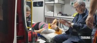 Idosa sofre queda na "Invasão do Bubas" e é encaminhada para o hospital em estado grave