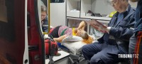 Idosa sofre queda na "Invasão do Bubas" e é encaminhada para o hospital em estado grave