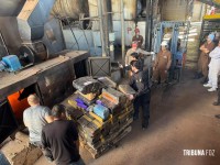 Policia Federal realiza operação para incinerar mais de 10 toneladas de drogas