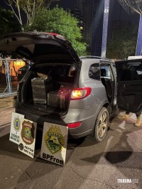 PF, PM E Exército apreendem carga de eletrônicos e essências de narguilé em Foz do Iguaçu