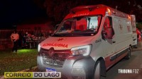Homem fica gravemente ferido após ser atingido com barra de ferro no bairro São Luiz em Santa Helena