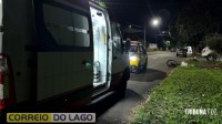 Homem fica gravemente ferido após ser atingido com barra de ferro no bairro São Luiz em Santa Helena