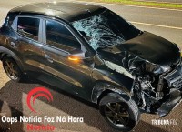 Mulher morre após ser atropelada ao tentar atravessar a BR-277 em Santa Terezinha de Itaipu