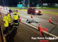 Mulher morre após ser atropelada ao tentar atravessar a BR-277 em Santa Terezinha de Itaipu
