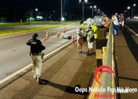 Mulher morre após ser atropelada ao tentar atravessar a BR-277 em Santa Terezinha de Itaipu