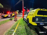 Homem é morto a tiros, policial de folga é baleado ao intervir e autor fica gravemente ferido em Medianeira