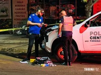 Homem é morto a tiros, policial de folga é baleado ao intervir e autor fica gravemente ferido em Medianeira