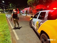 Homem é morto a tiros, policial de folga é baleado ao intervir e autor fica gravemente ferido em Medianeira