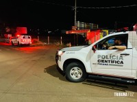 Homem é morto a tiros, policial de folga é baleado ao intervir e autor fica gravemente ferido em Medianeira